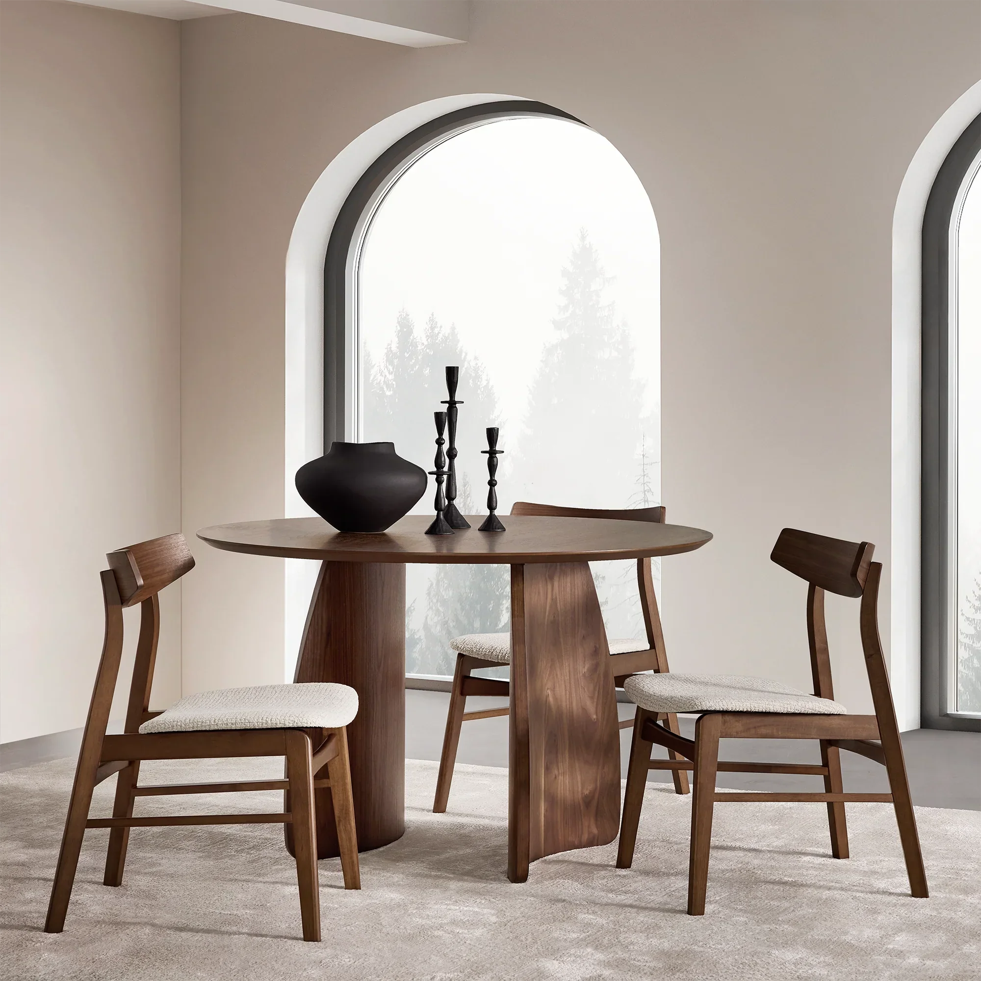 Anastasia - Modern Wooden Dining Table - Image 3
