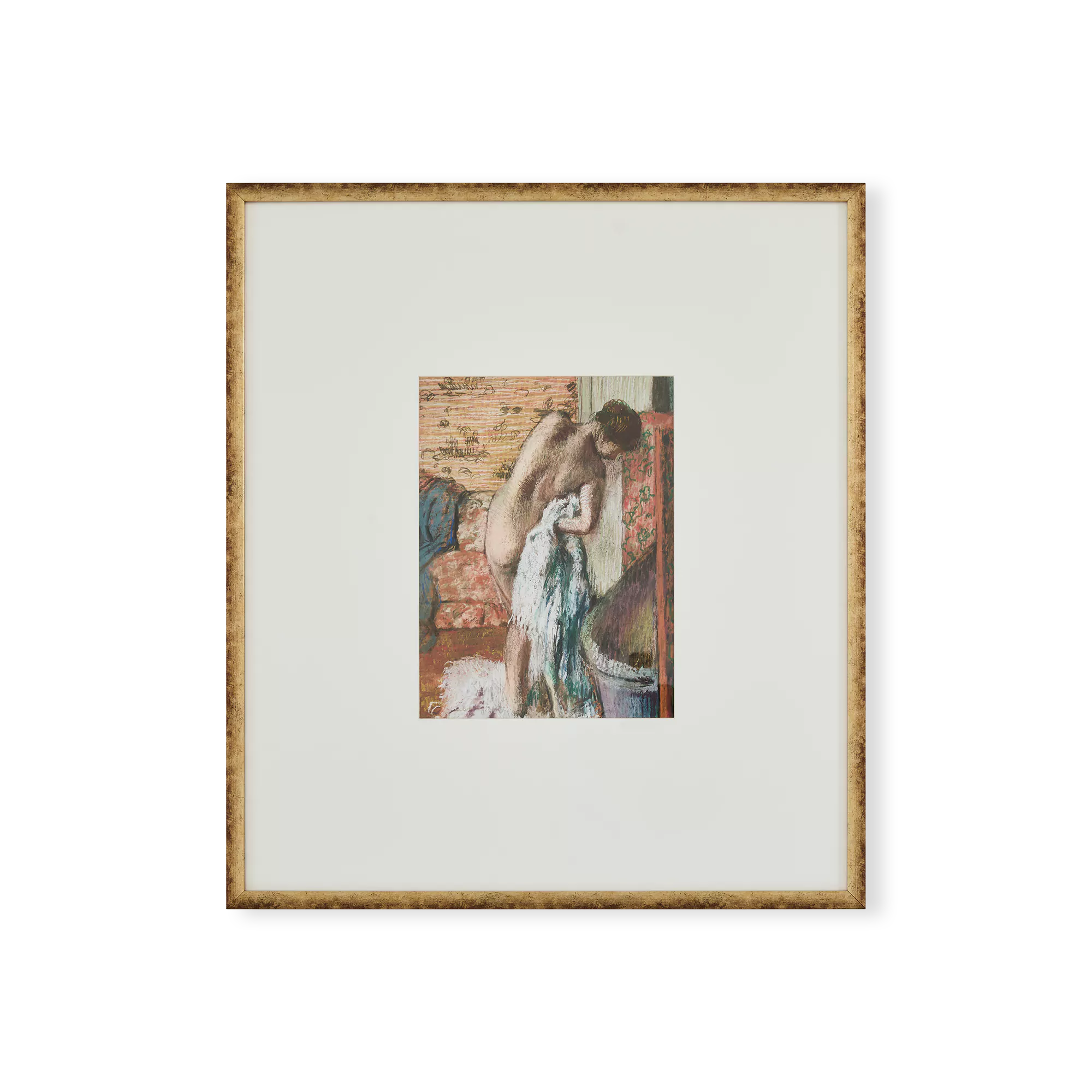 Après le bain II - Edgar Degas Painting