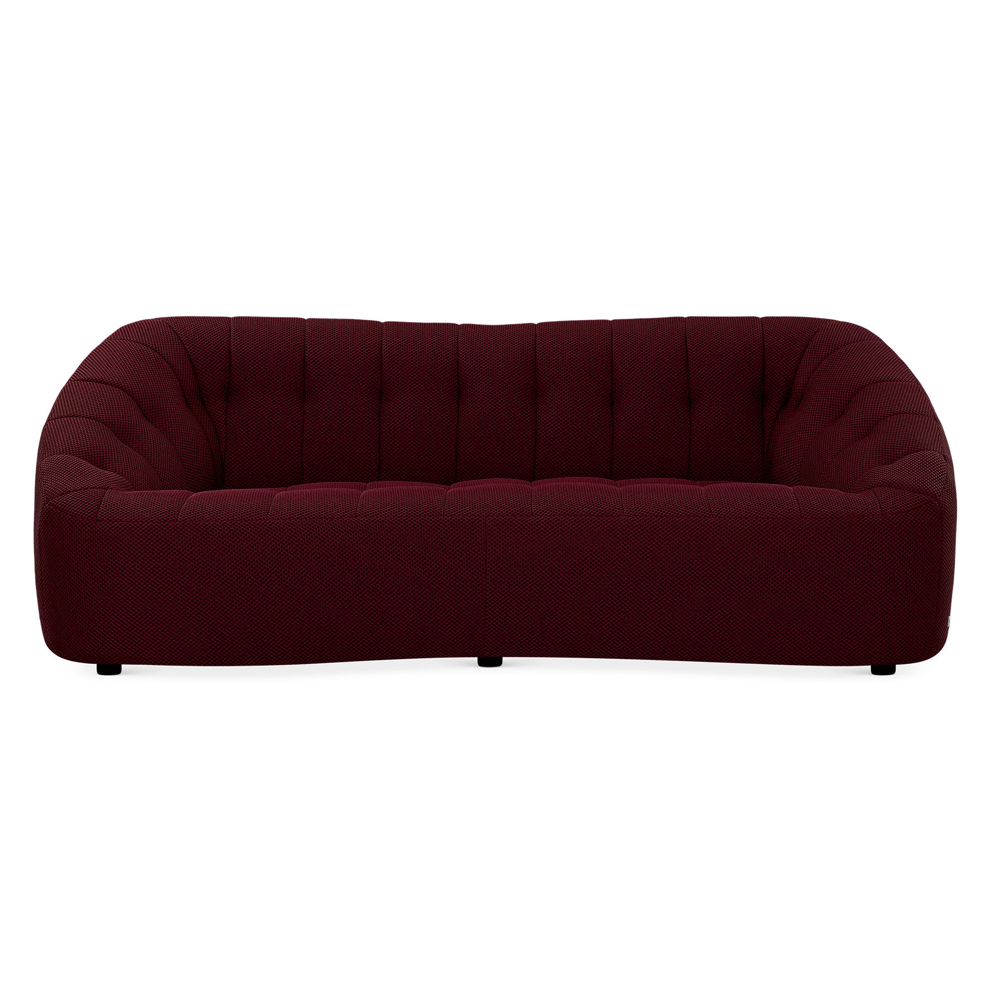 Armonia - Channel Tufted Fabric Sofa by Miki Ferrari - Image 2