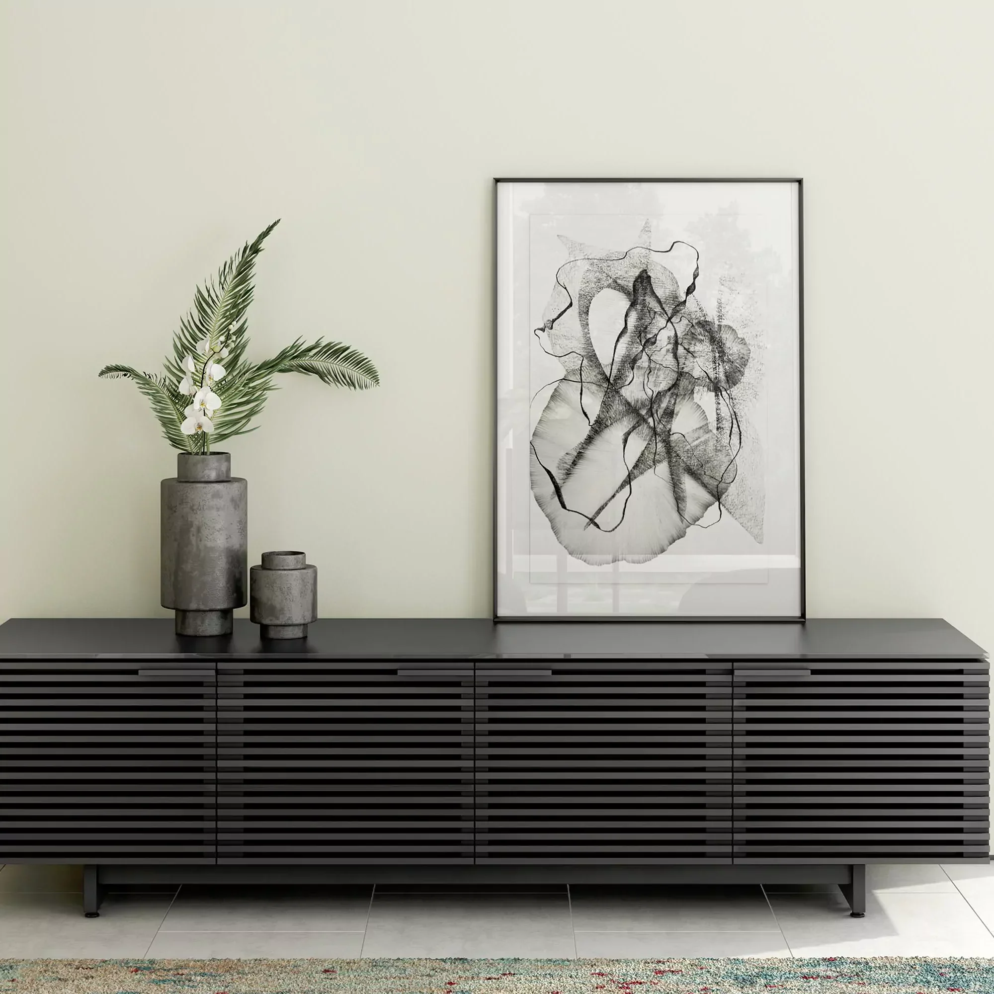 Corridor 8173 - Low-Profile TV Stand with 4 Compartments by BDI - Image 4