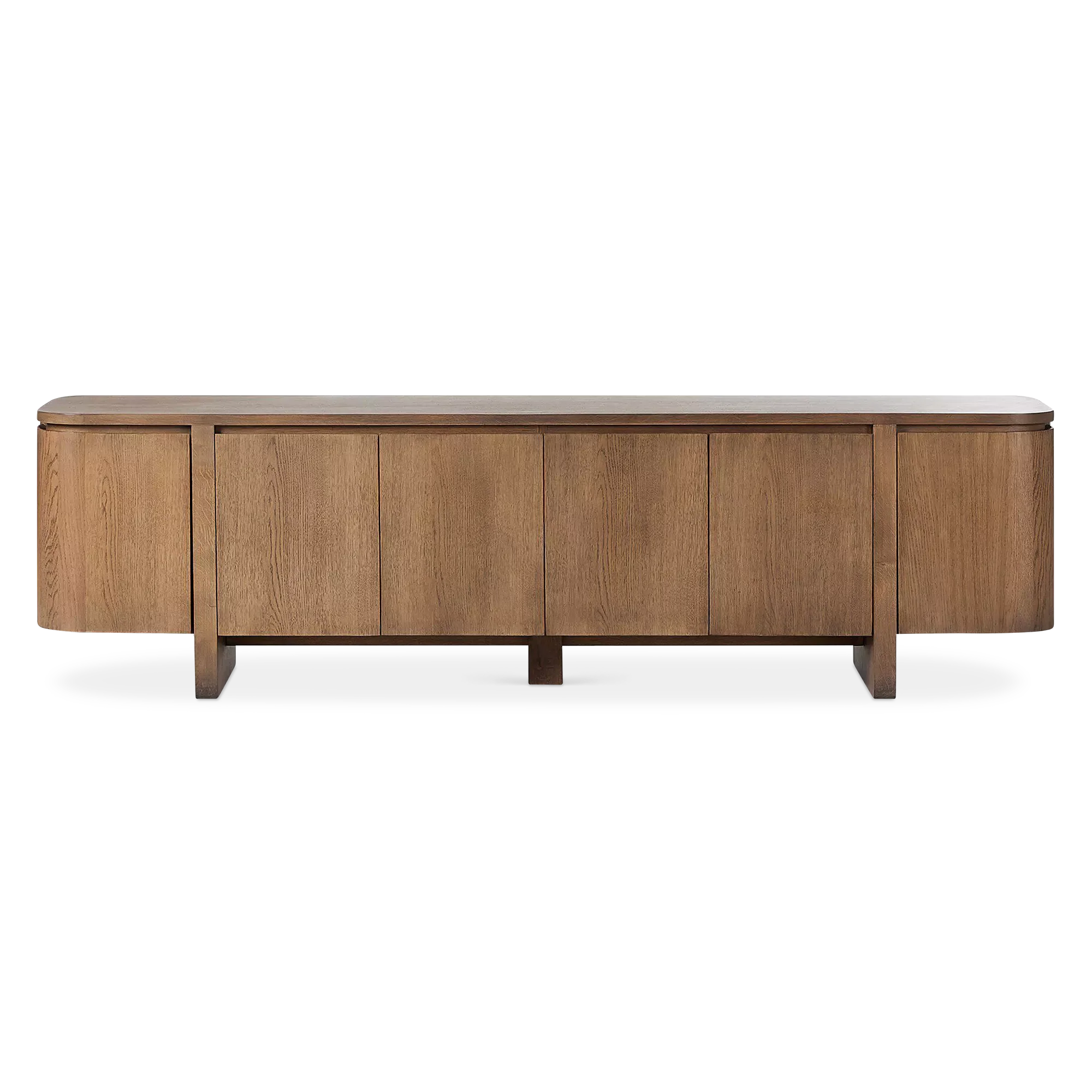 Elle - Oak Wood Media Console by Four Hands