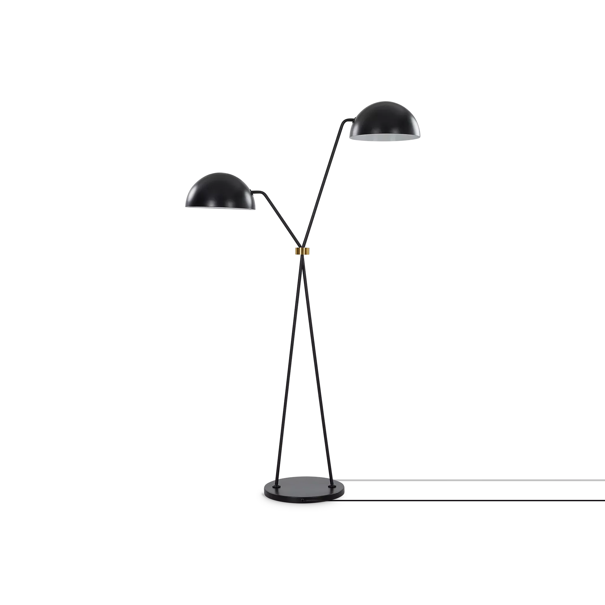 Faven - Iron and Brass Floor Lamp - Image 2