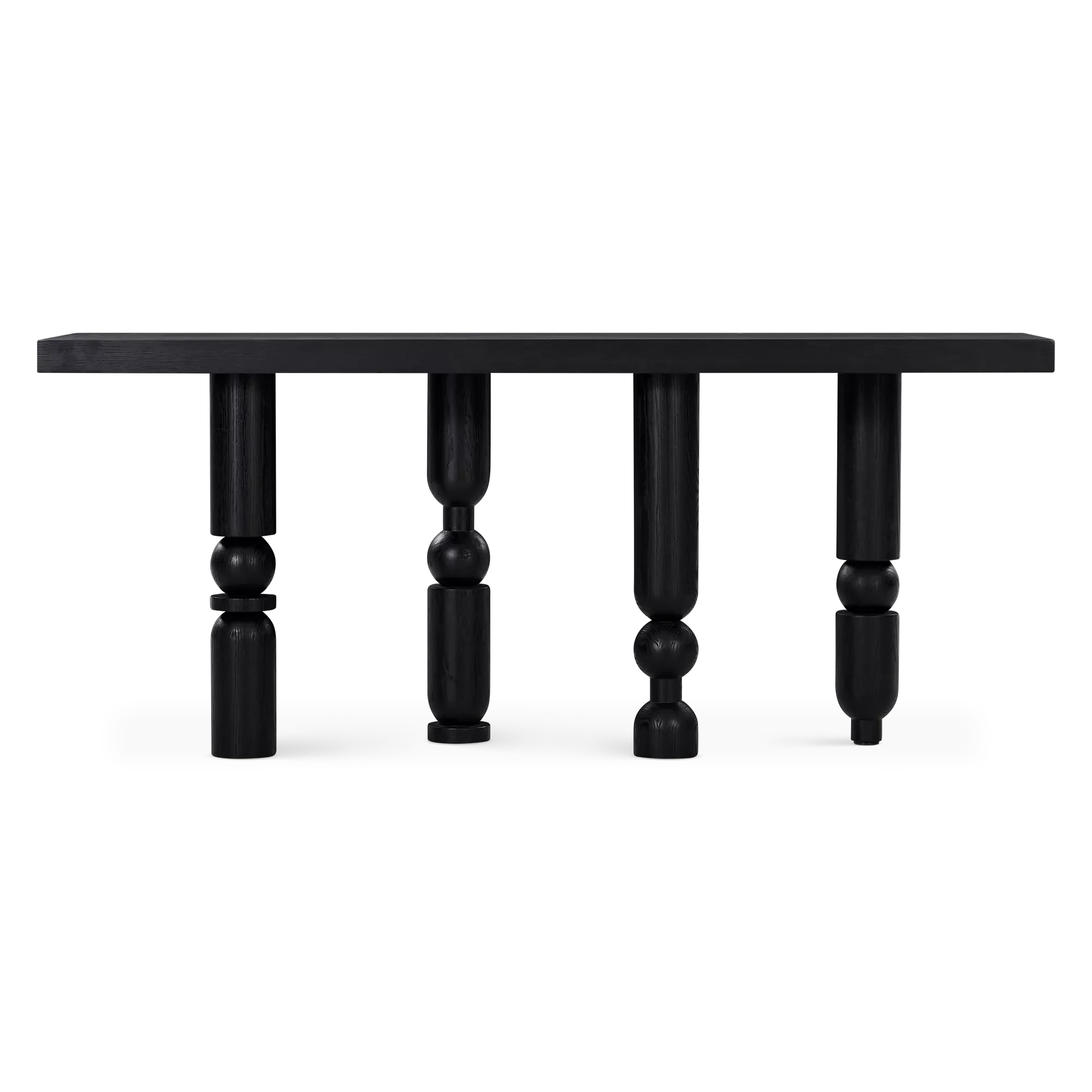 Hokina - Black Stained Oak Console Table