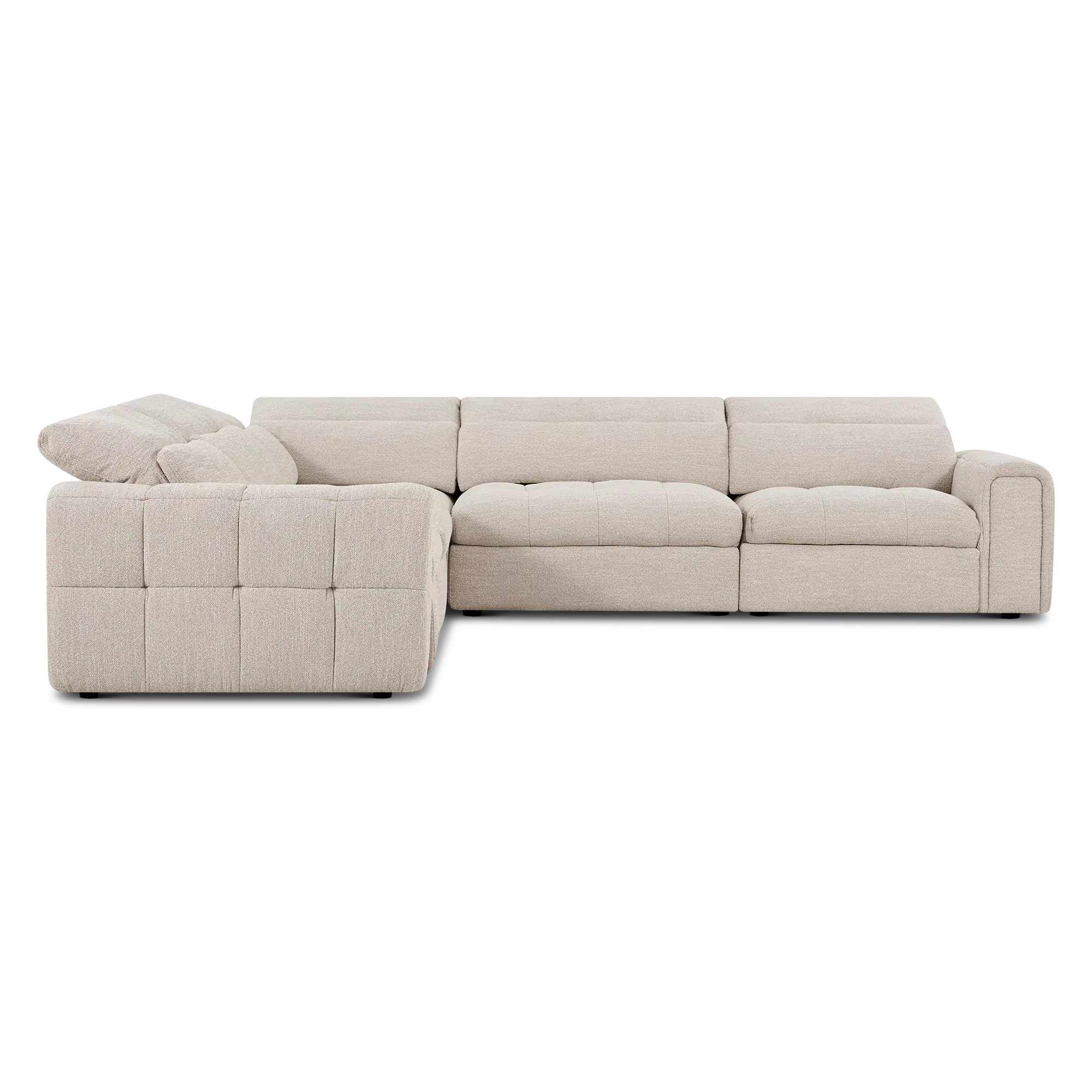 Jasper - Reclining Fabric Sectional Sofa