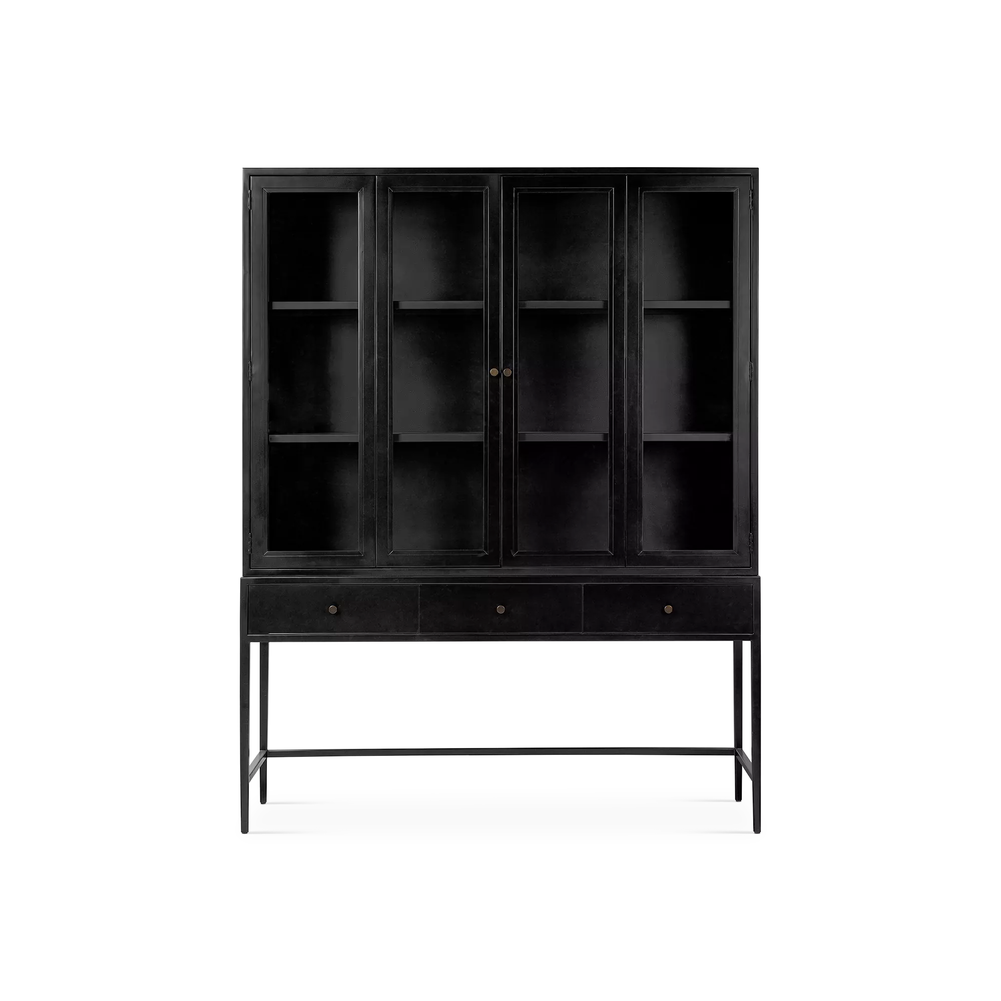 Jimi - Black Metal Cabinet by Four Hands