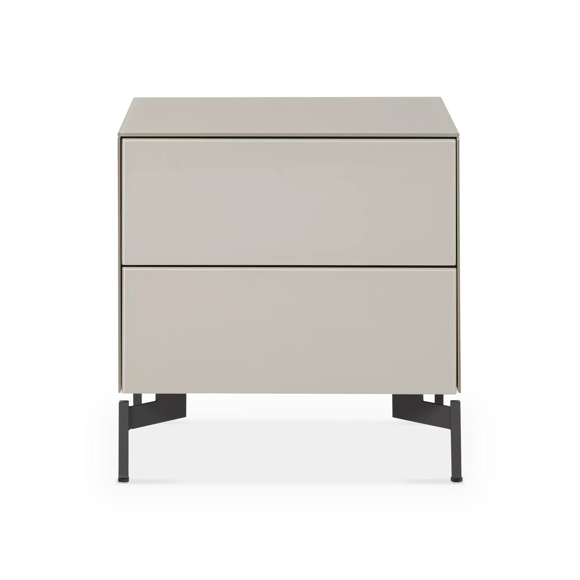 Laura - Frosted Glass Nightstand