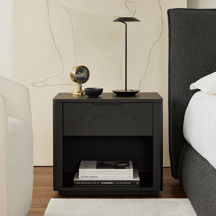 Martin - Rubberwood Nightstand - Image 2
