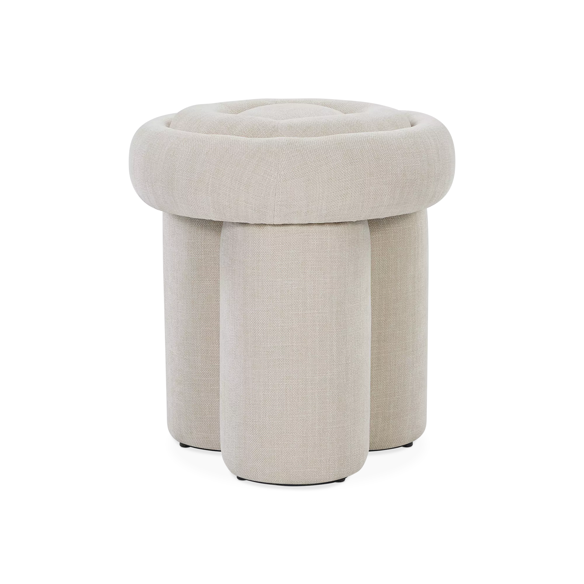 Oko - Sculptural Fabric-Upholstered Stool