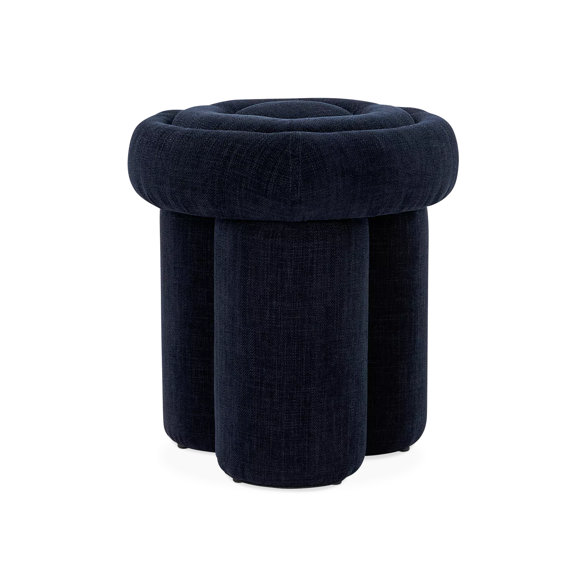 Oko - Sculptural Fabric-Upholstered Stool - Image 2