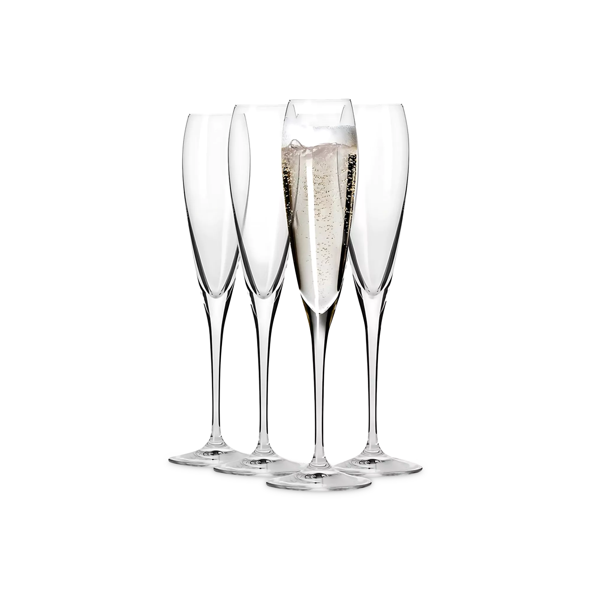 Perla - Set of 4 Champagne Flutes