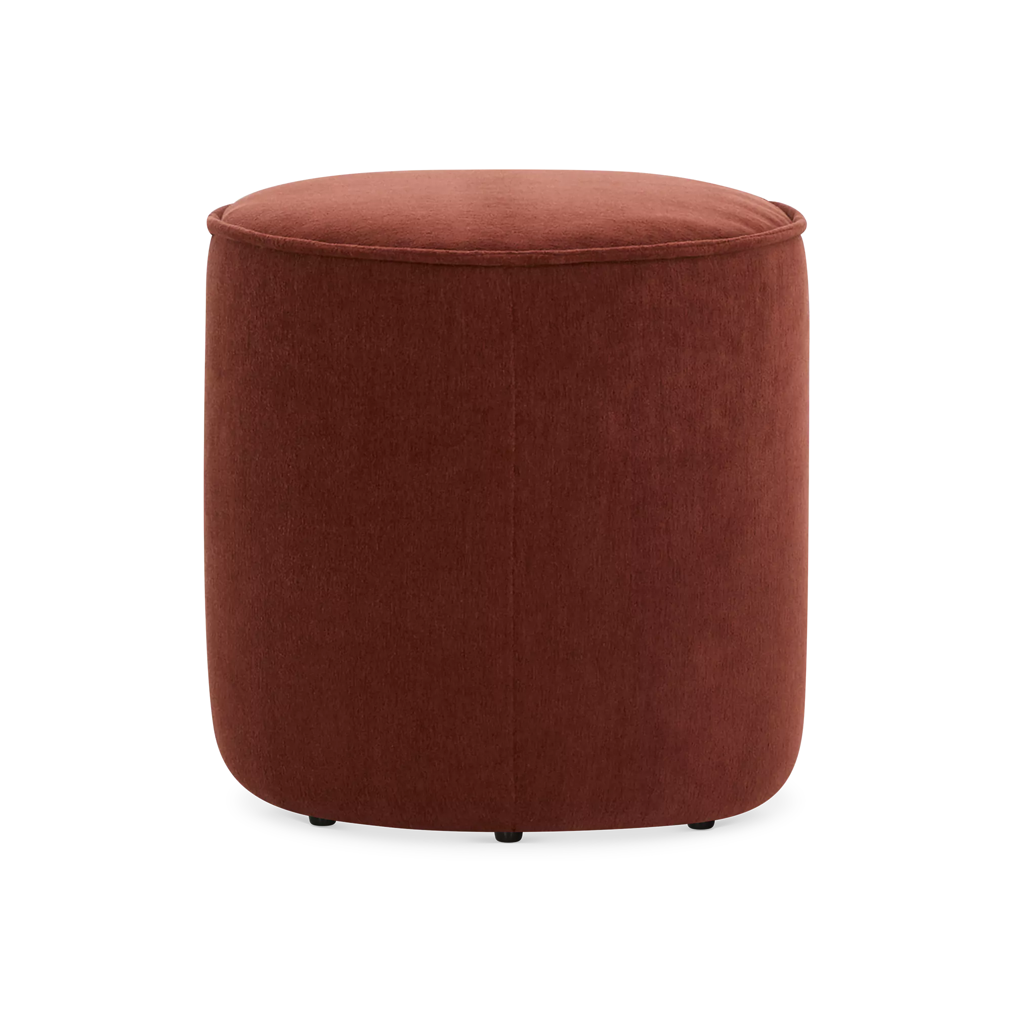 Rust - Round Pouf