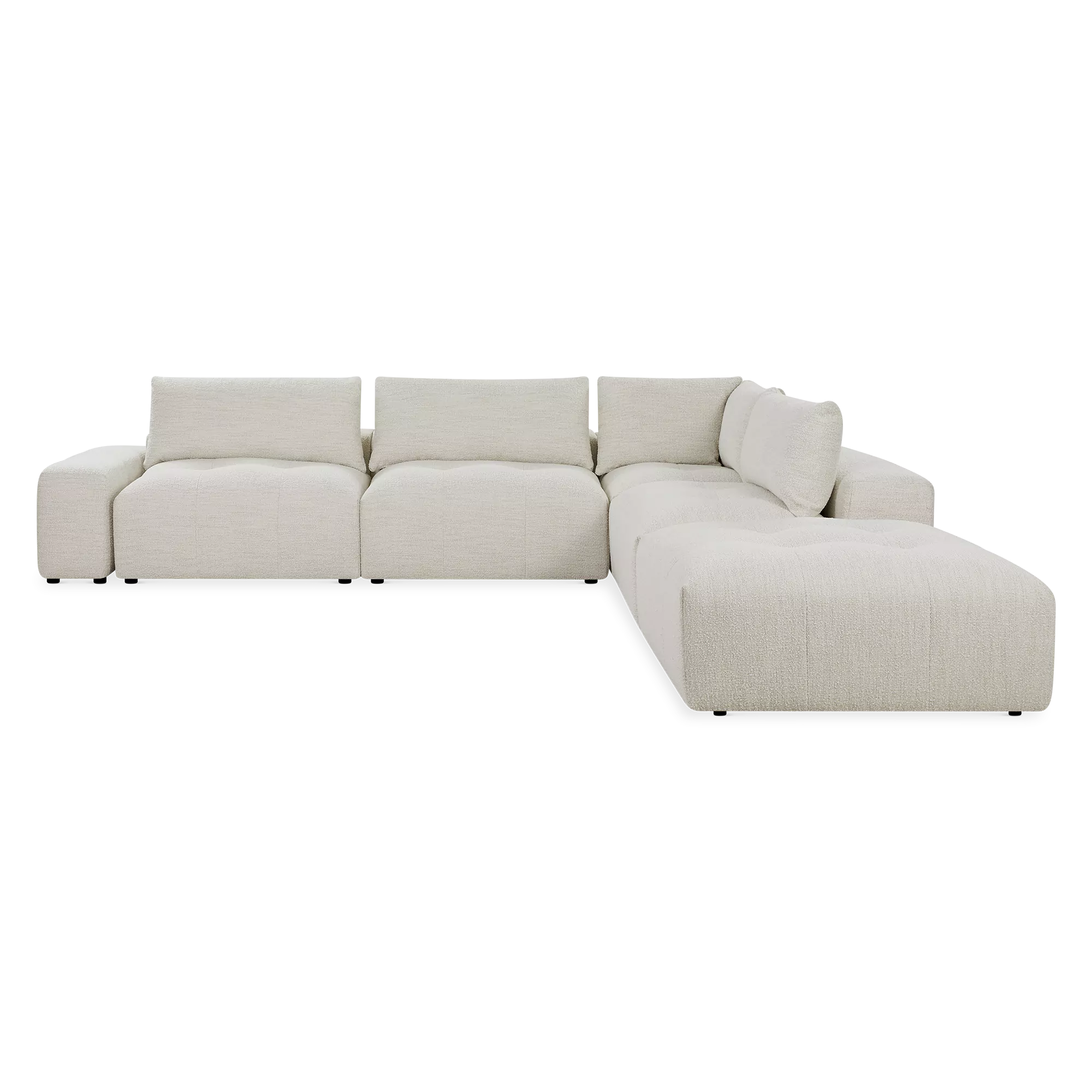 Solene - Fabric-Upholstered Sectional Sofa