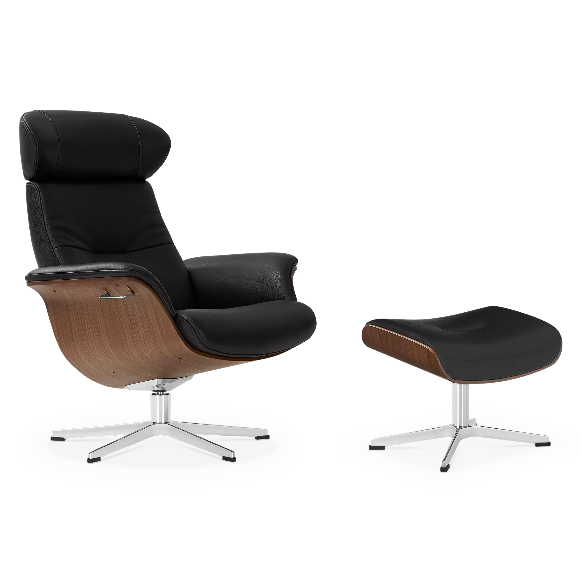 Timeout - Leather Recliner with Footrest by Conform - Image 3