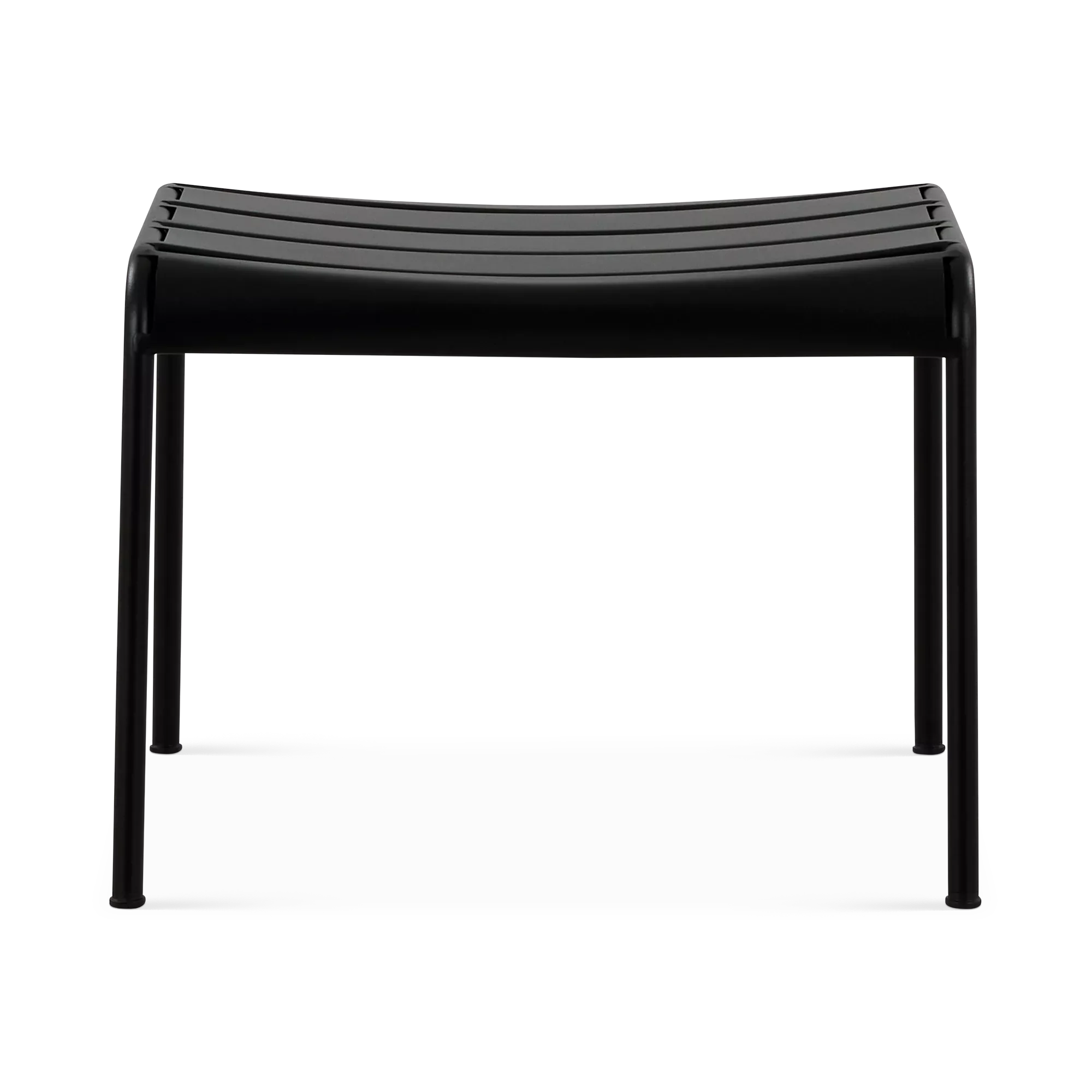 Twist - Outdoor Ottoman in Galvanized Iron