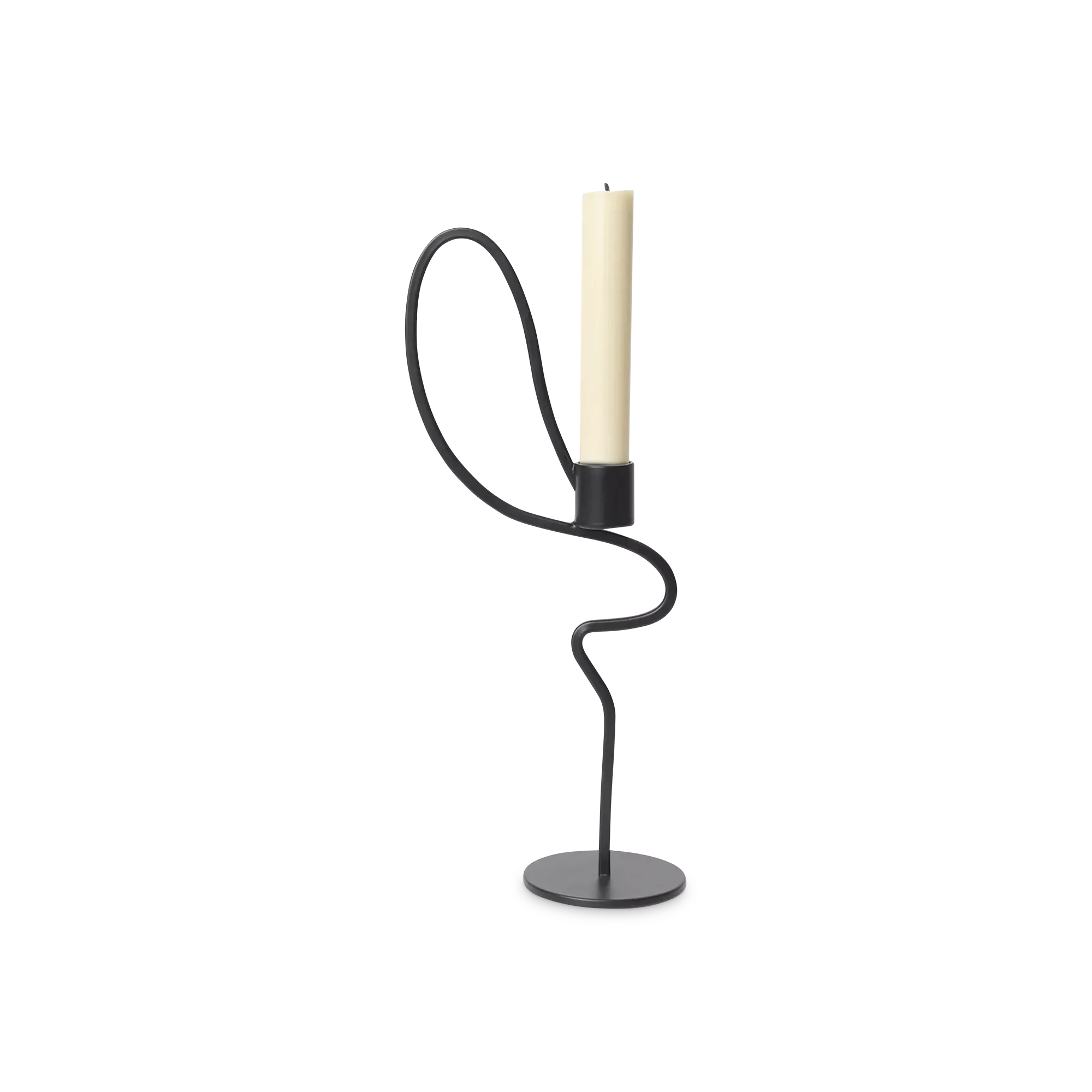 Valse - wavy metal candleholder - Image 2